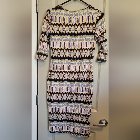 Multicolor Geometric Pattern Dress - Picture 7 of 7